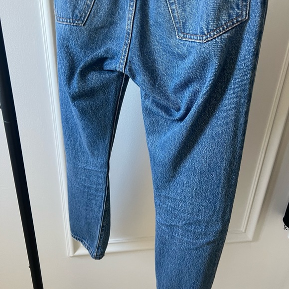 Levi’s 501 cropped jeans W24 L26 medium wash 100% cotton - Picture 6 of 12